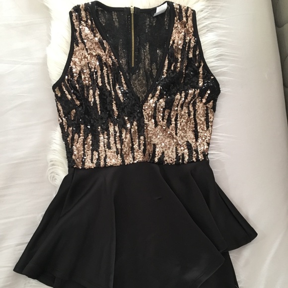 Sequin Romper - Picture 1 of 5
